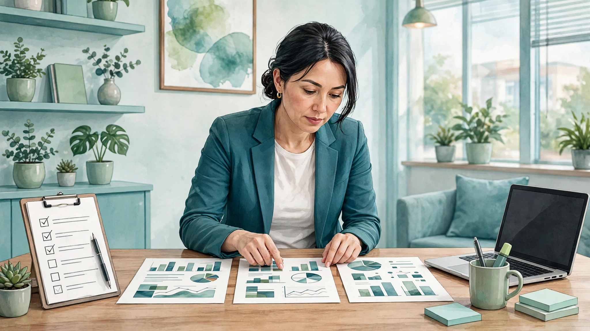 How to Choose an SEO Company in 2026: The Checklist Before You Sign | Syntrivo Innovations Business owner comparing three SEO agency proposals on a desk