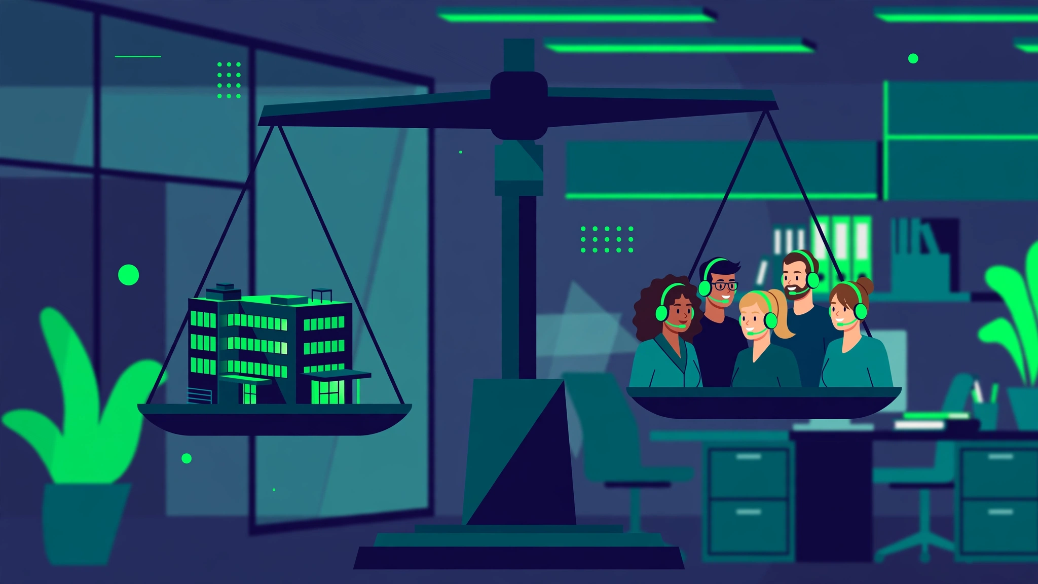 Balancing control and flexibility when choosing in-house or outsourced call center